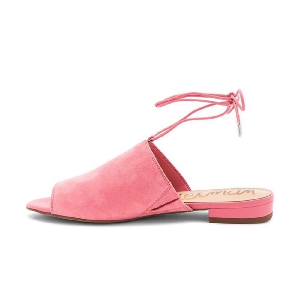 Sam Edelman Light Coral Suede Mules